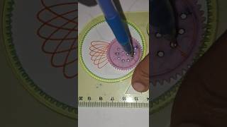 Colour pen se art bnayi drawing creativity artandcraft spirograph paintingdrawing spiroart [upl. by Eylloh]