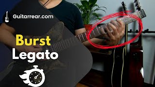 Como Tocar más Rápido Guitarra Ráfagas de LIGADOS [upl. by Kassaraba96]