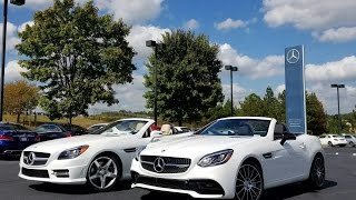 2017 SLC43 AMG and SLK350 Comparison [upl. by Kaila]