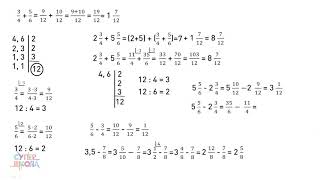 Sabiranje i oduzimanje razlomaka različitih imenilaca  Matematika za 5 razred 48  SuperŠkola [upl. by Jannelle522]