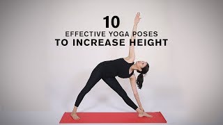 10 Most Effective Yoga Poses to Increase Height [upl. by Gingras]