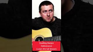 Duelling Banjos  Guitar Tutorial  Deliverance  Drue James [upl. by Ahsekyt]