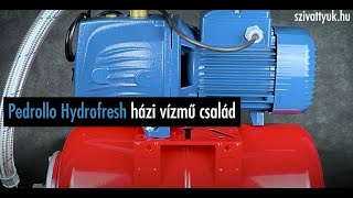 Házi vízmű bemutató  Pedrollo Hydrofresh házi vízmű család [upl. by Ballou]