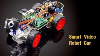 Smart Video Robot Car Kit for Raspberry Pi 3 Project with Remote Control by PCPython Code [upl. by Nittirb]