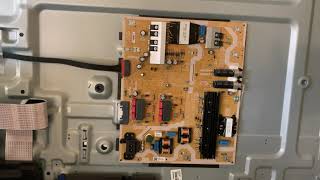 How to replace power supply Samsung TV 65 inch QN65Q6FNAF [upl. by Namdor165]