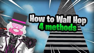 4 Methods to Wall Hop on PC roblox tutorial [upl. by Rentsch]