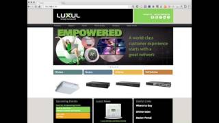 Luxul How To Reset Standalone AP [upl. by Doi899]