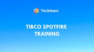 TIBCO Spotfire Training [upl. by Clynes]