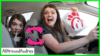 Drive Thru Switch Up Challenge  AllAroundAudrey [upl. by Hylan473]