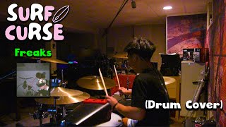 Surf Curse  Freaks Drum Cover [upl. by Avat]