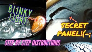 PT Cruiser Signal Light bulb Change in depth [upl. by Searle]