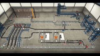 TIA Portal  Factory IO Project factoryio simulation plc siemens factoryioproject automation [upl. by Purpura]