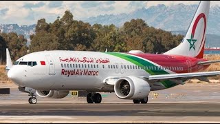 ROYAL AIR MAROC FLIGHT FROM MADRID TO CASABLANCA 2432023 [upl. by Tray]