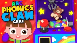 ABC PHONICS  COLORS for kids  CLAW GAME surprise eggs Kindergarten Learning Videos [upl. by Enneibaf447]