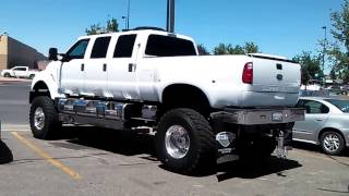 THE BIGGEST DIESEL MONSTER FORD SUPER TRUCKS 6 DOOR LIFTED CUSTOM [upl. by Gentry]