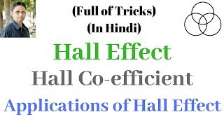 Hall Effect  Hall Coefficient Electronic Devices15 by SAHAV SINGH YADAV [upl. by Eceinej]