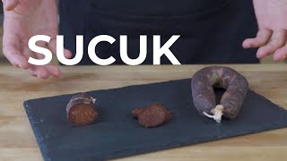 Homemade Sucuk  Intense Turkish garlic sausage [upl. by Rialc]