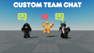 Roblox Tutorial  Chat Team Channels [upl. by Ayotaj]