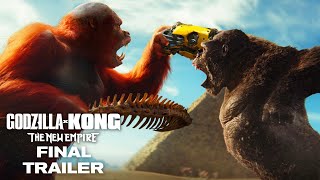 Godzilla x Kong  The New Empire  Final Trailer HD [upl. by Ecirtram514]