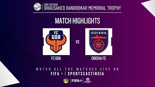 FINAL  HIGHLIGHTS  FC GOA VS ODISHA FC [upl. by Yrogiarc]