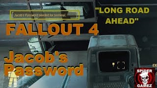 Fallout 4  How To Unlock The Terminal In The MedTech Research Building Jacobs Password [upl. by Netnerb3]