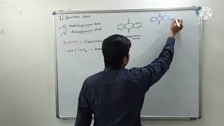 Quinone Dyes  Synthesis of Naphthazarine  Synthesis of Indantherene blue  Anthraquinone dyes [upl. by Ahsircal]