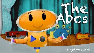 The Abc song video with BroBot Fun with nursery rhymes [upl. by Manaker]