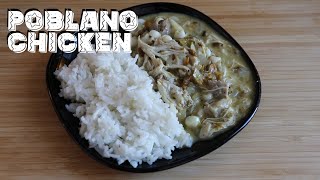 Creamy poblano chicken using canned poblano peppers [upl. by Aicil]