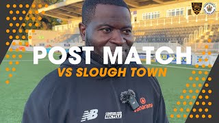 Post Match Slough Town 191024 [upl. by Ardith]