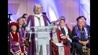 Louise Penny receiving honorary doctorate from Laurier University [upl. by Mellicent]