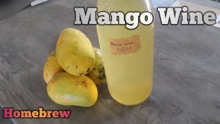 Sparkling Mango Wine  Homebrew [upl. by Nirrak]