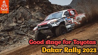 Another Good Stage for Toyotas  2023 Dakar Rally Gazoo and the Overdrive [upl. by Dasha240]