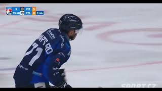 Roberts Bukarts Goal vs Bili Tygri Liberec 27102024  Tipsport Extraliga [upl. by Hyrup]