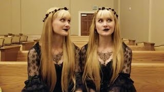 Harp Twins Cemetery Interview  Halloween Night [upl. by Nivlad]