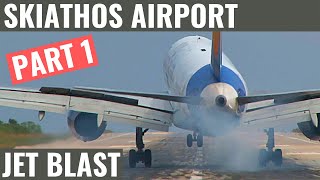 SKIATHOS AIRPORT  PART 1  AMAZING LANDINGS amp TAKEOFF  RUNWAY ACTION  PLANE SPOTTING [upl. by Kcirred]