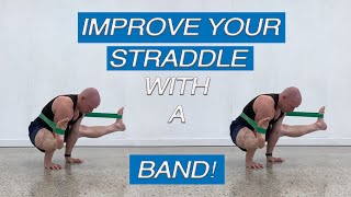 Band Training for Straddle Flexibility Stalder Press amp L Sit [upl. by Gail796]