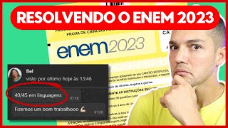 Resolvendo o Enem 2023  Prova de Linguagens  PROFINHO [upl. by Aerdnaed842]