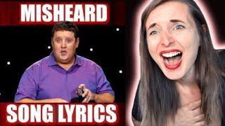 CANADIAN REACTS TO PETER KAY  Misheard Lyrics [upl. by Elisa463]