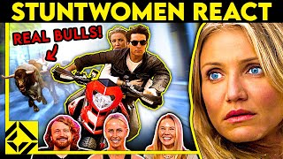 Stuntwomen React to Bad amp Great Hollywood Stunts 11 [upl. by Catie]