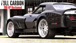 Full Carbon Fiber 780 hp Chevrolet C3 Corvette Restomod  Build Story C3R [upl. by Earla]