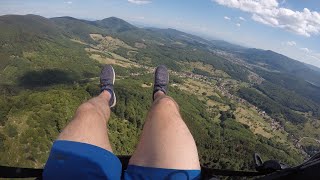 SAUT EN PARAPENTE ALSACE BREITENBACH  JUMP PARAGLIDING [upl. by Ailima]