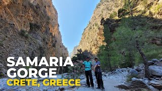 Trekking through the Samaria Gorge in Crete [upl. by Gawen]