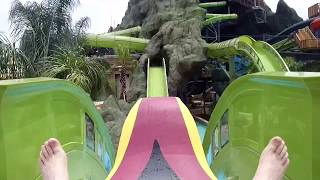 Krakatau Aqua Coaster On Ride [upl. by Salomo]