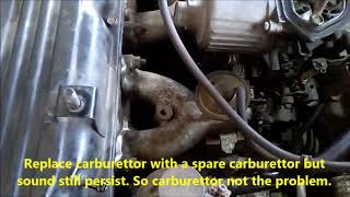 High pitch whistling sound from car engine [upl. by Therron]