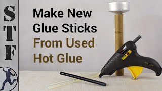 Make New Glue Sticks from Used Hot Glue [upl. by Elwyn]