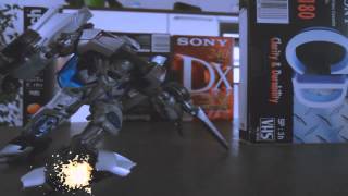 Transformers Revenge Of The Fallen  Sideswipe VS Sideways Stop motion [upl. by Anerrol]