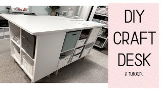 DIY Craft Desk Jessica Grace [upl. by Aztiray]