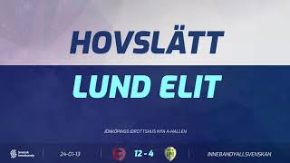 Highlights Allsvenskan Södra Herr Hovslätt IK  IBK Lund Elit [upl. by Uos]