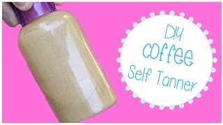 DIY SELF TANNER WITH ONLY 3 INGREDIENTS  Allie Young [upl. by Llerrat]