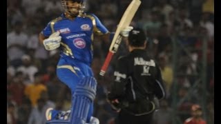 IPL 7 Lendl Simmons 100 from 61 vs Punjab  IANS India Videos [upl. by Ennaeel61]